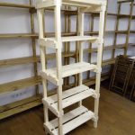 shelving made of wood