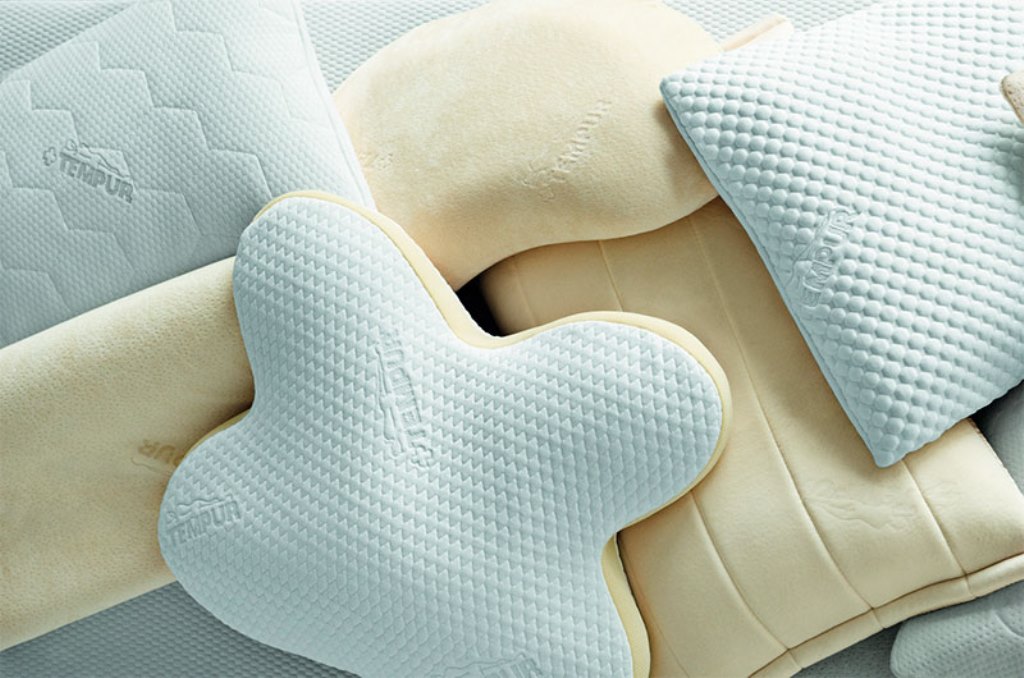 selection of orthopedic pillows