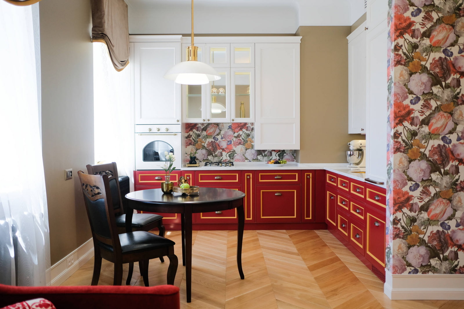 bright small kitchen