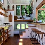 narrow kitchen room