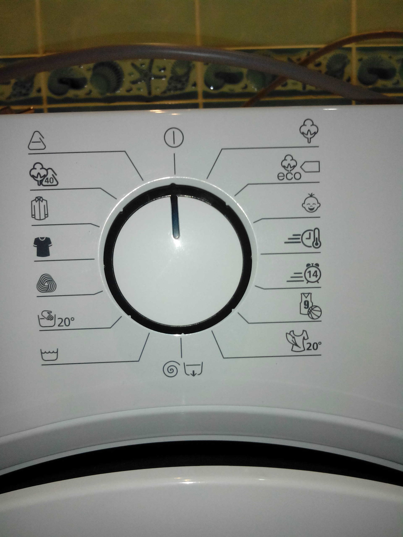 signs on washing machines