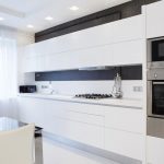 white kitchen set straight