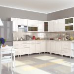 set dapur putih luas