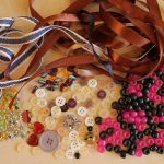 button beads ribbon