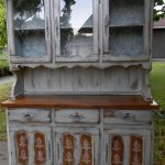 sideboard in the yard