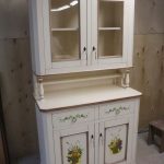 white sideboard with a sideboard