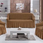 sofa cover brown