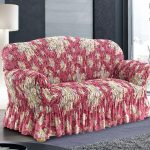 sofa cover with flowers