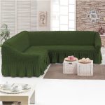 sofa cover dark green