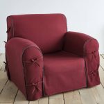 chair cover burgundy