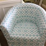 chair cover blue