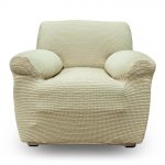 housse de chaise beige clair