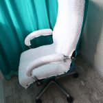 chair cover white computer