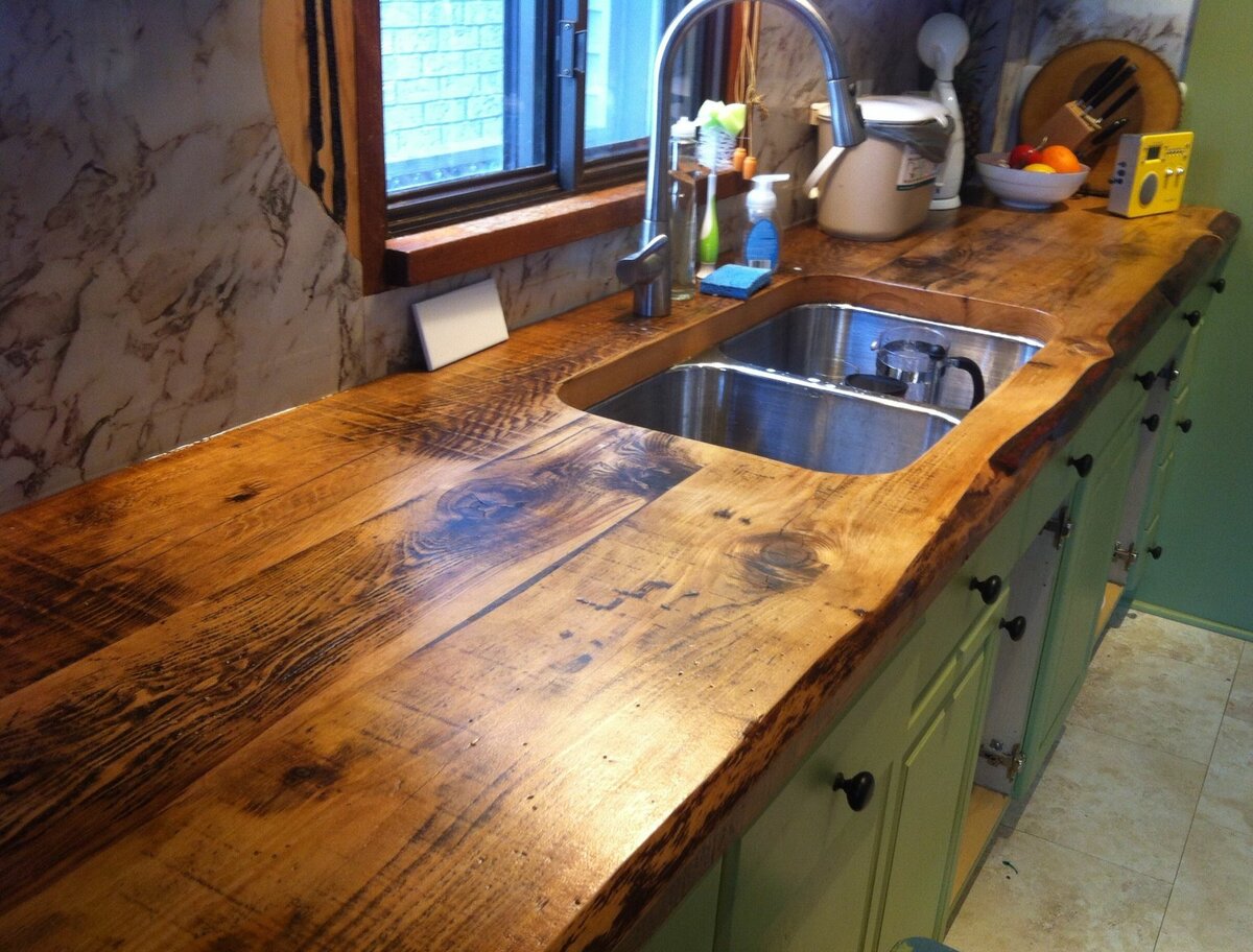 hardwood countertop