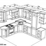 kitchen furniture drawing