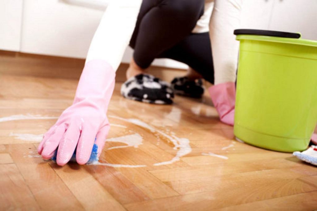 linoleum cleaning