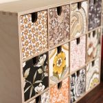 decoupage chest of drawers patterns of flowers