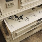 decoupage chest of drawers with birds