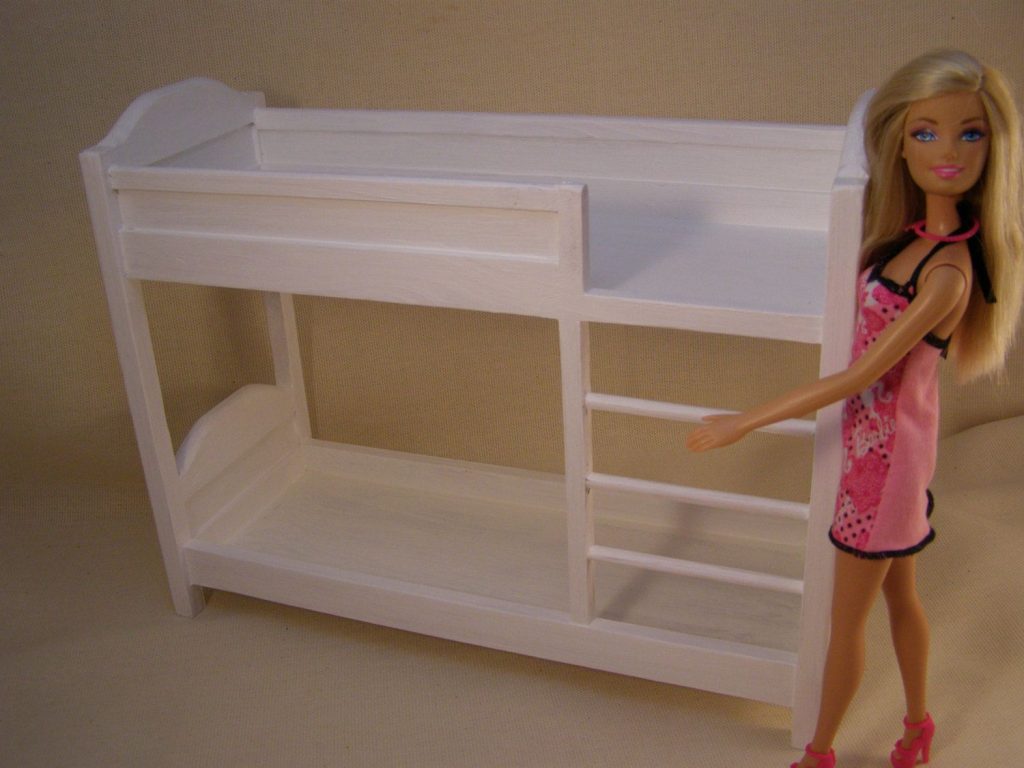 wooden bunk bed for doll