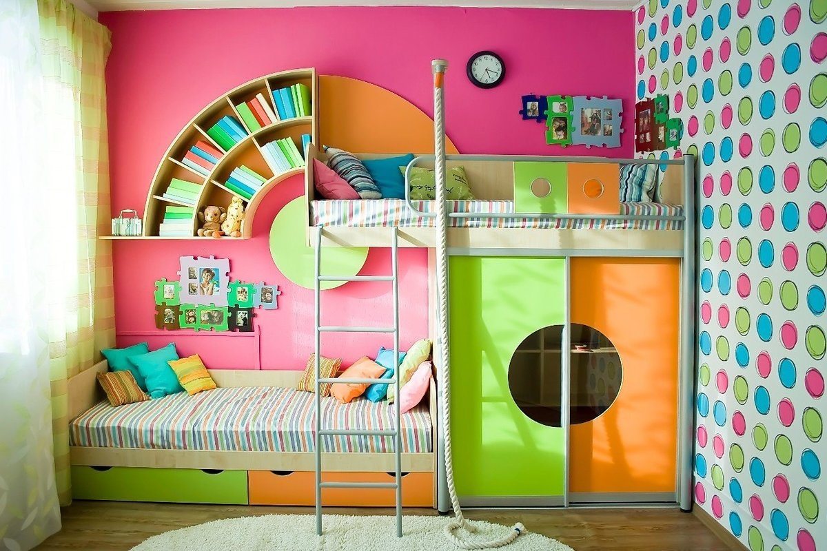 playroom for two children