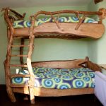 children's bunk bed made of twigs