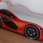 baby car bed orange