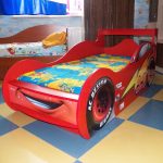 baby car bed with big wheels