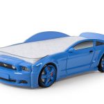 mustang baby bed car