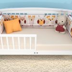 children's bed with bumpers interior ideas