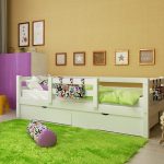 children's bed with bumpers ideas interior