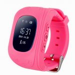 montre enfant avec gps rose