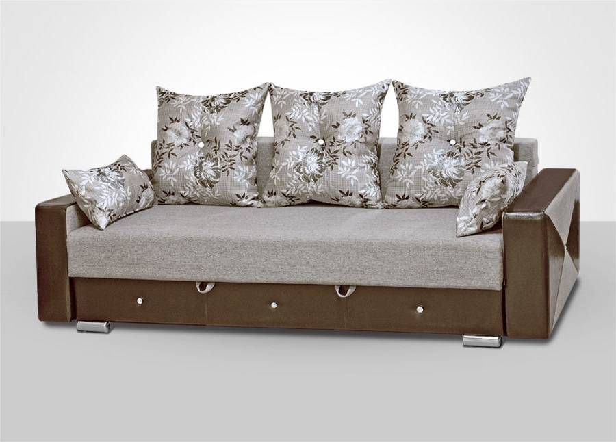 straight teak sofa