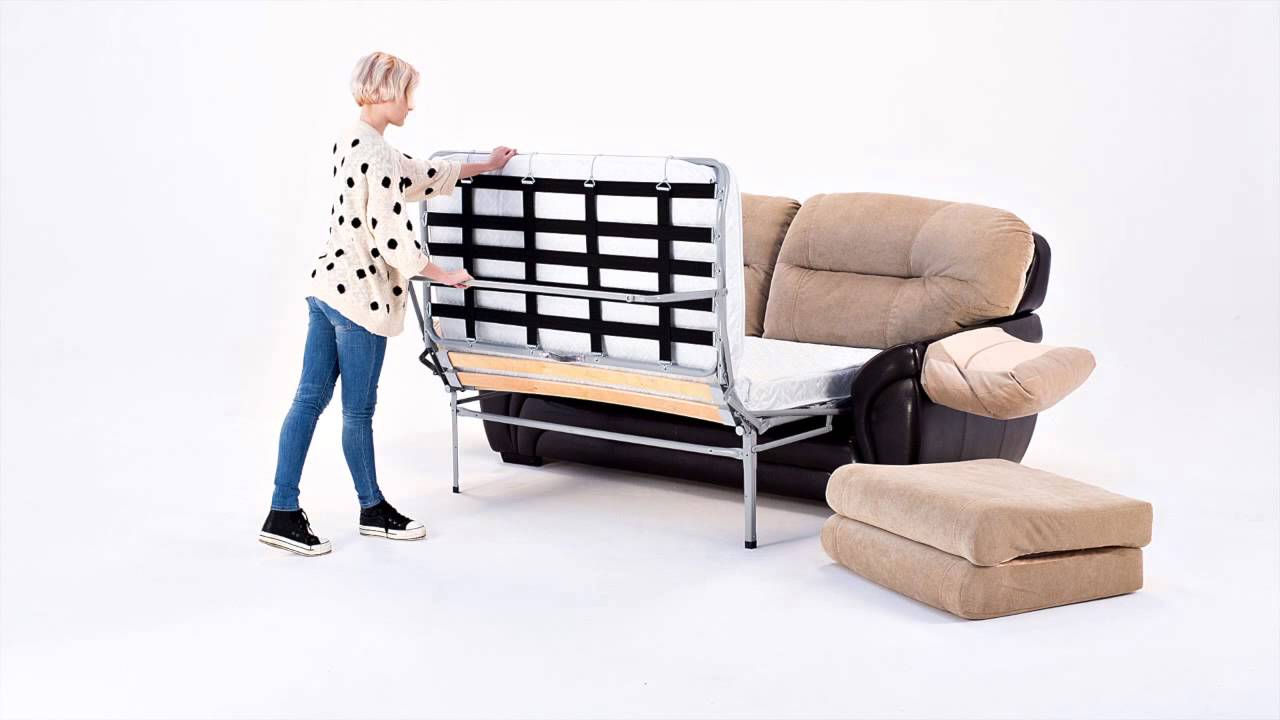 Folding sofa part