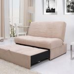 folding sofa white