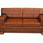 smeđa sofa