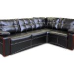 corner sofa black