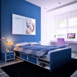 blue tones for the girl's room