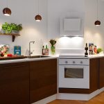 kitchen without top cabinets decor