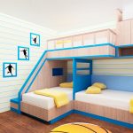 large bunk bed