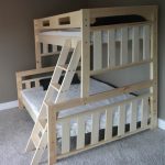 bunk bed made of oak