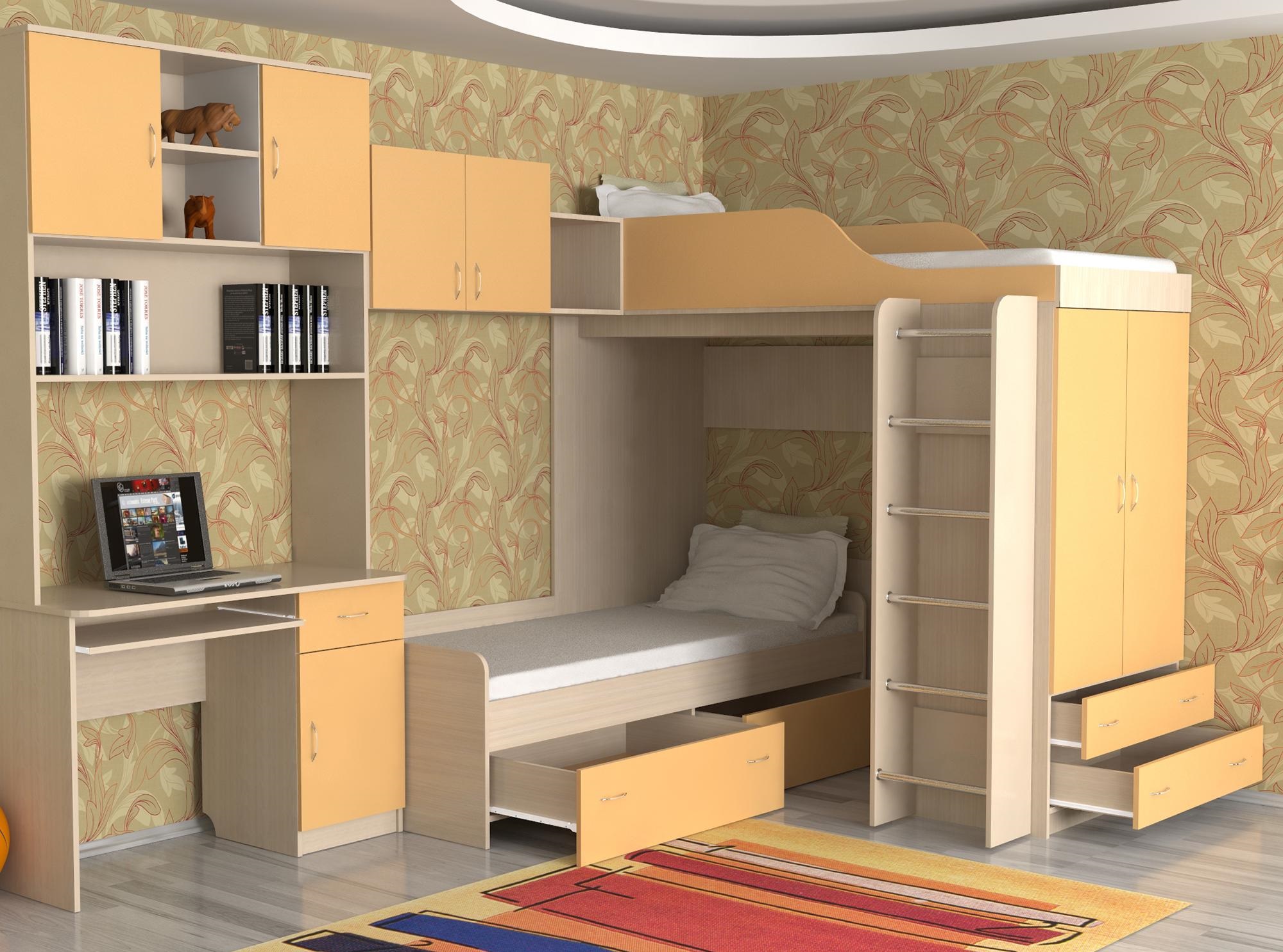 modular bunk bed