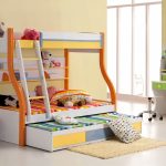 curly children's bunk bed