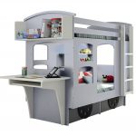 children's bunk bed steam locomotive