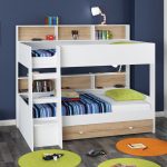 kids bunk bed striped