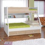 children's bunk bed light green