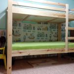 children's bunk bed with toy cars