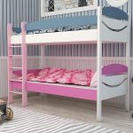 baby bunk bed pink