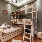 children's bunk bed with a bob