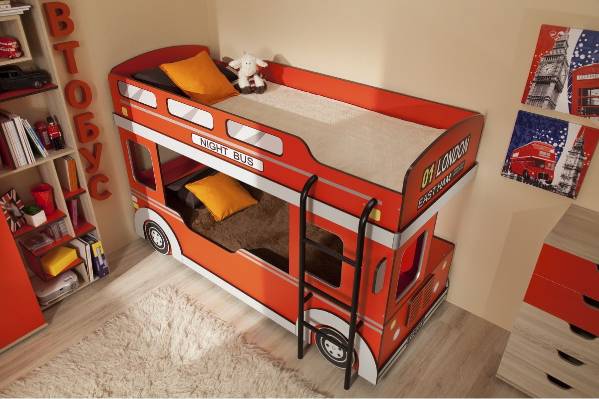 bed fire truck