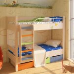 baby bunk bed blue